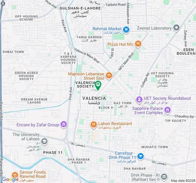 2 Kanal 2 Marla Semi Commercial Building Gray Structure Available For Sale In Valencia Town Main Boulevard Lahore