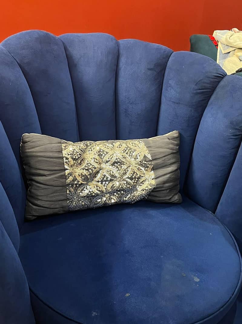 Coffee Sofas | Royal Blue Colour 5