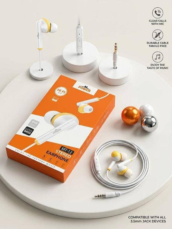 M Power Handsfree Premium Quality