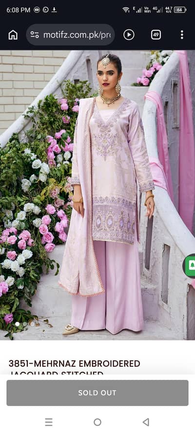 unstitch 3 pcs linen jacquard motifz brand