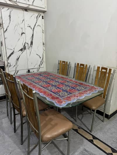 Dining Table With Six chairs.