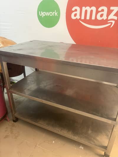Stainless Steel Kitchen Tables (Set of 3)