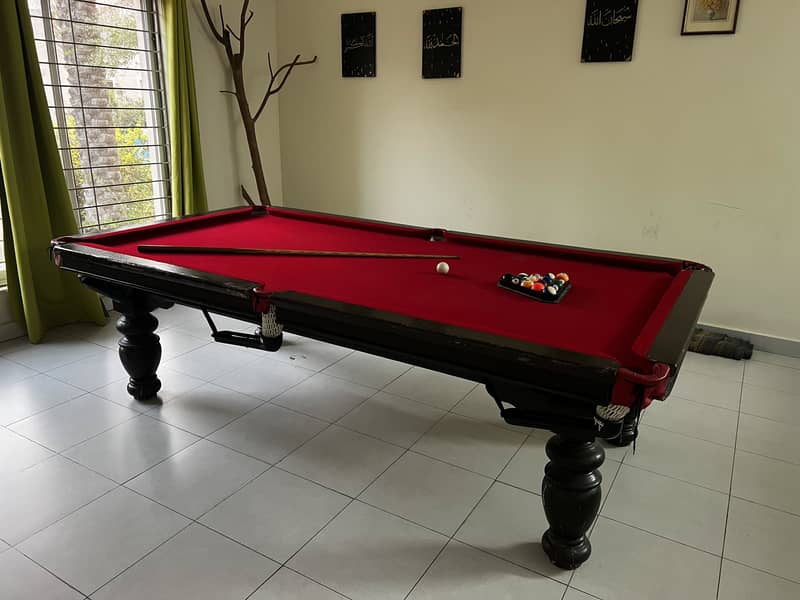 Snooker table 1
