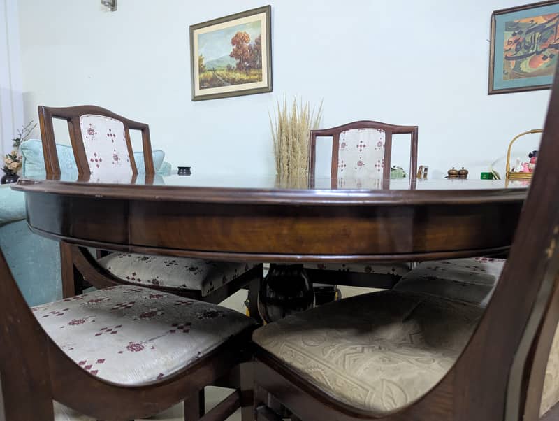 Premium solid sheesham wood dining table 3