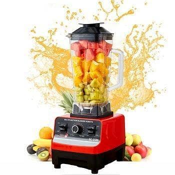 2 in 1 & 3 in 1 Silver Crest Blender Juicer Grinder Machine | Heavy Duty Powerful Motor | Unbreakable Jug | German Technology | Electric Kitchen Food Processor Chopper Smoothie Ice Crusher | Commercial & Home Use
