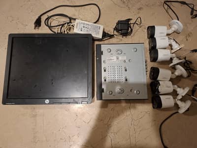 Dahua CCTV Camera , Security Camera 6 camera , 1 DVR, 1 TB Hard Drive,