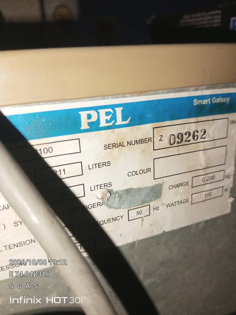 PEL REFRIGERATOR MEDIUM SIZE 0