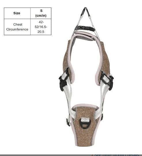 Dog Vest Harness, Reflective Dog Vest, Dog Chest Harness, Pet Adjustable AntiLost Vest Harness for Large Medium Dog for Camping Travel Hiking Outdoors  R5852