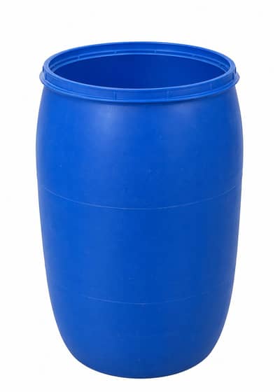 Plastic drum used for water storage