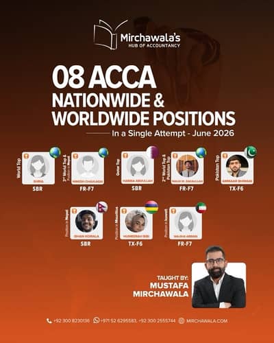 accounting teacher for intermediate and acca foundation level