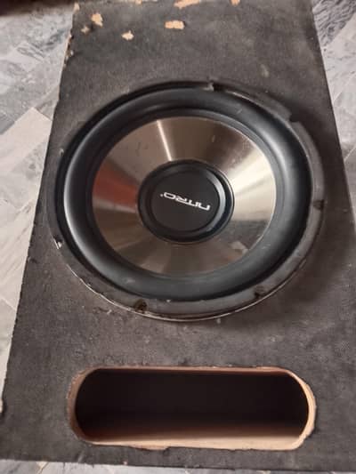 Imported Nitro Woofer with 2 channel Amplifier and Kenwood Speakers