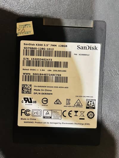 SSD 128GB Sandisk 100/100