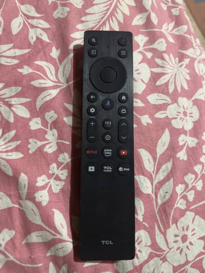 original tcl remote new model  no back cover