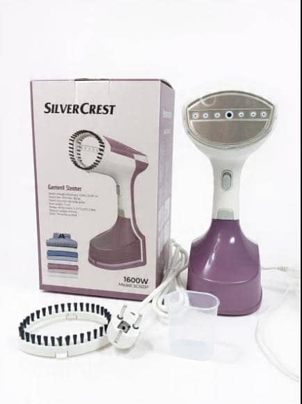 Portable Handheld Clothes Steamer 1600W Powerful Steam Iron Machine with 300ml Tank 30g/min Steam Output and Detachable Brush for Home and Travel