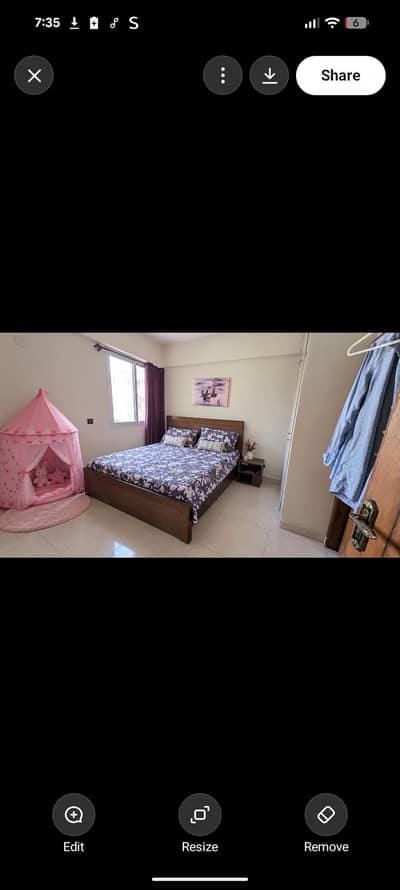 king size bed with mattress