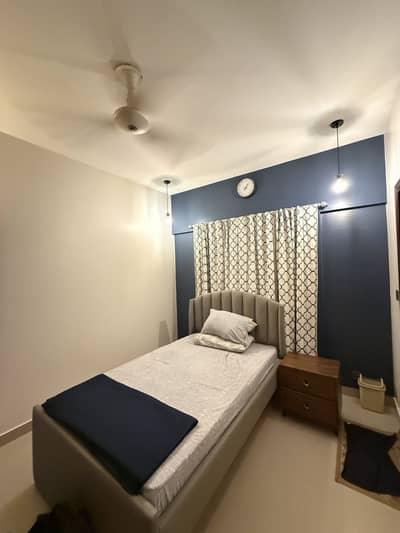 Bed only 1.5 year used  with side table single