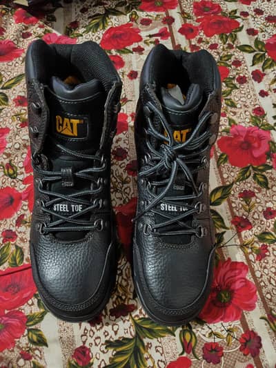 CAT Mens Outline Steel Toe Shoes - Brand New