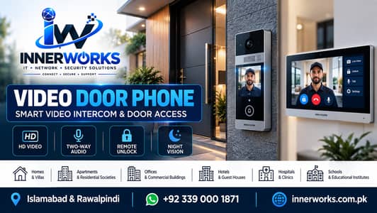 Video Door Phone with Smart Door Lock | Installation & Setup