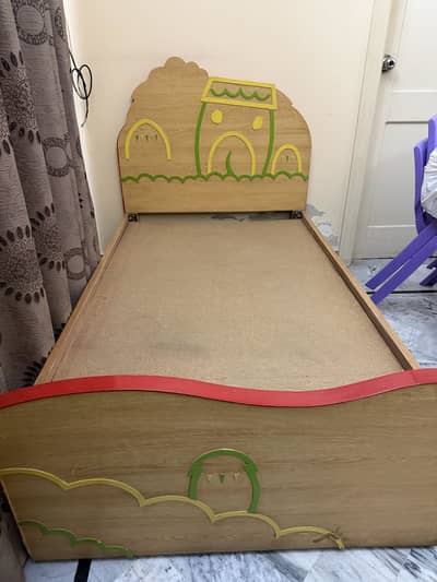 Kids Bed & Cupboard Set – Good Condition