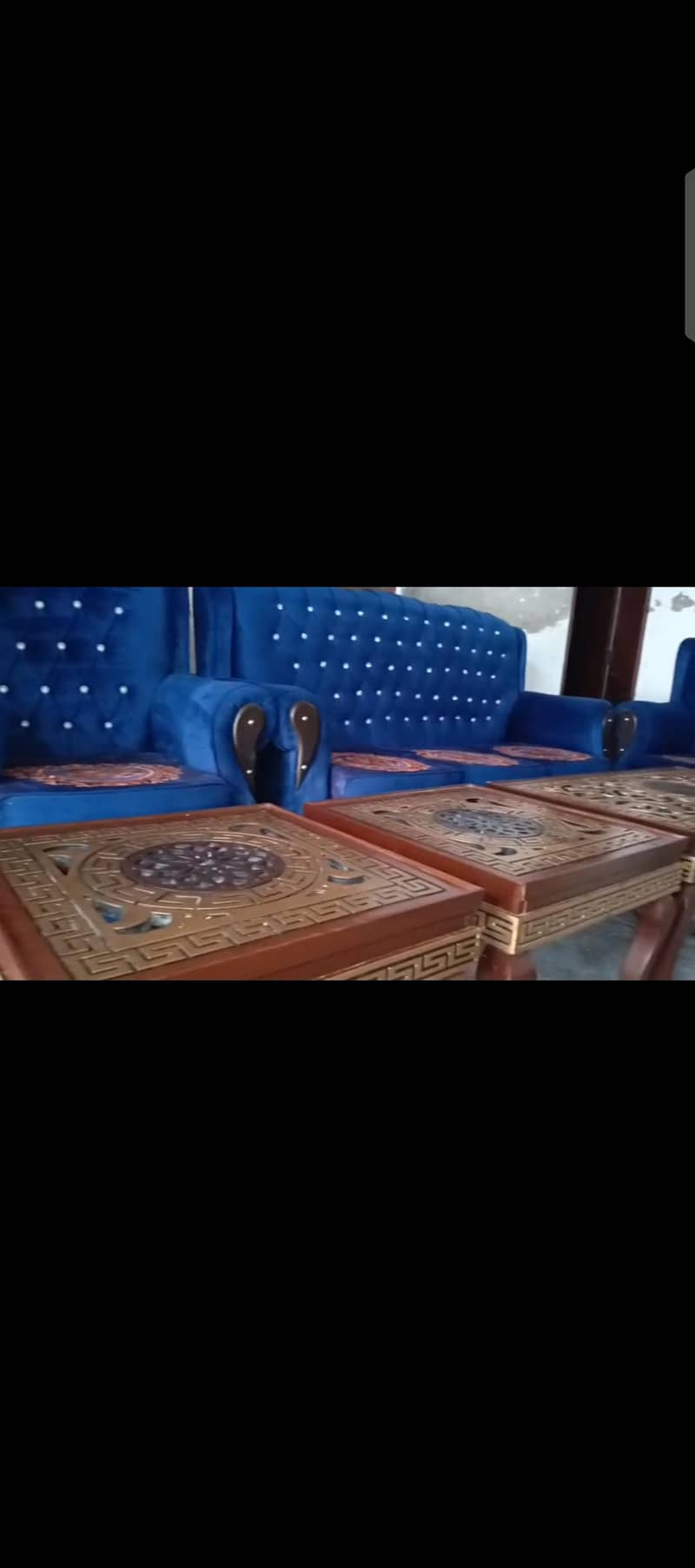 6 seter sofa set available with 2