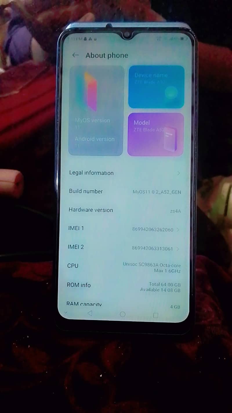Zte Blade A52 1