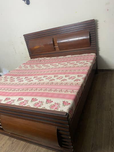 King size bed | With molty foam mattress| Dressing and 2 side tables