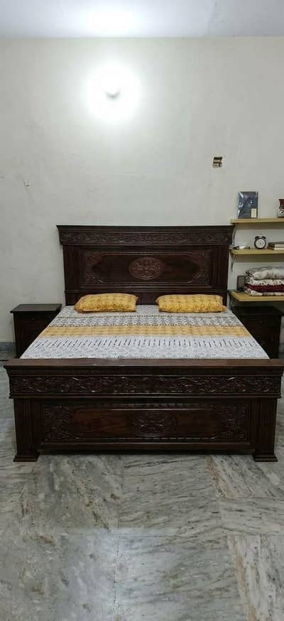 Wooden Bed | 4 Months Used | Excellent Condition