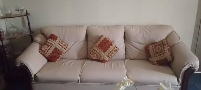 5 seater leather sofa set
