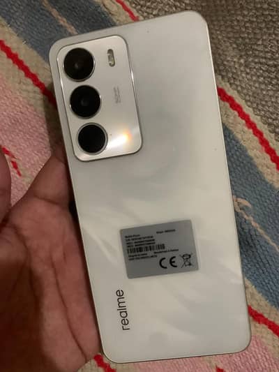 Realme C71 6+12 gb battery 6300 charger 45w