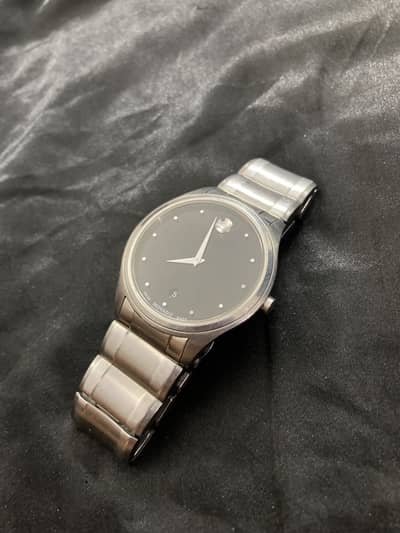 Original Movado Swiss Made Museum Watch – Black Dial