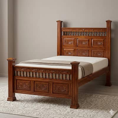 Solid Sheesham(Taali) Wooden Bed available at lowest prices