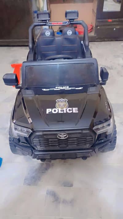 Toyota police jeep kids card for sale mint condition