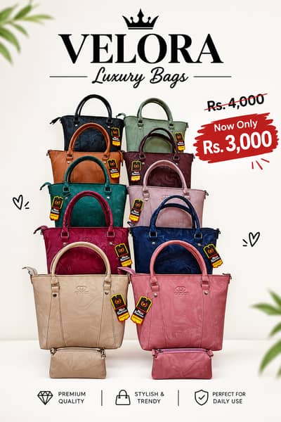 Stylish Premium Ladies Handbags – Trendy & Elegant Collection