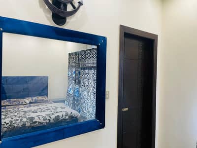 Par Day and short Time full furnish 2 BeD Room apartment Available for rent Bahria Town Phase 8 family apartment