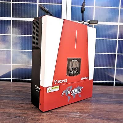 inverex yukon ii 3500 24v kw solar inverter (new)