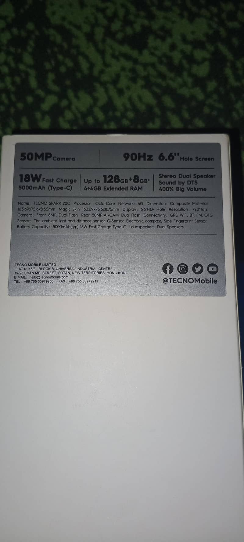 Tecno Spark 20C 6