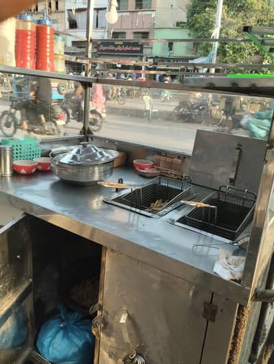 Cart fries/ fast food counter