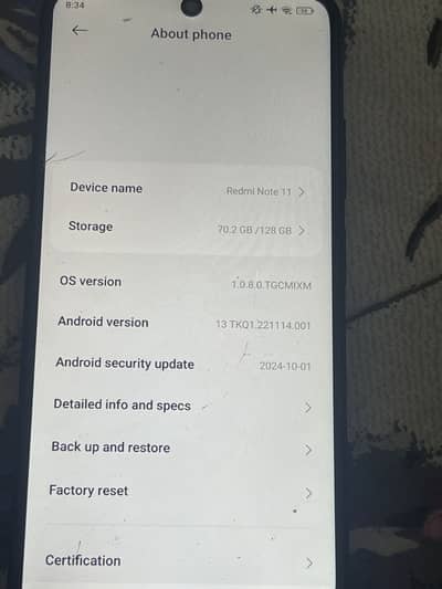 Xiaomi Redmi Note 11