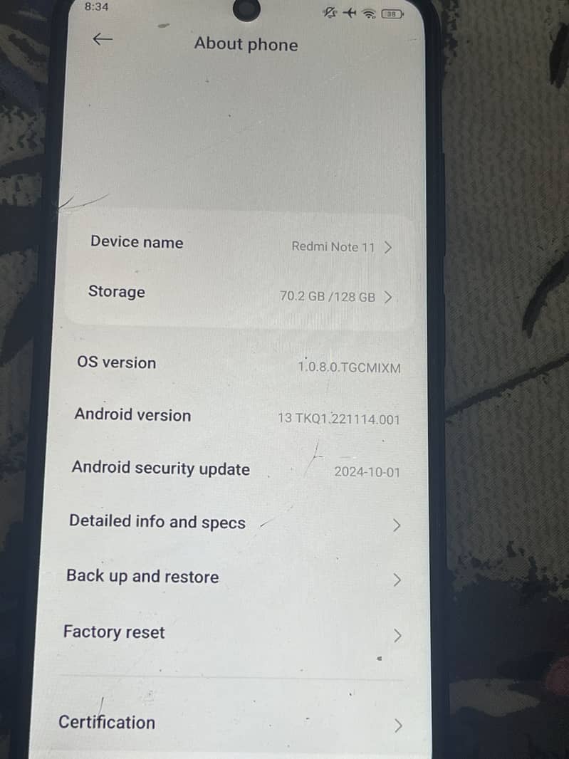 Xiaomi Redmi Note 11 0