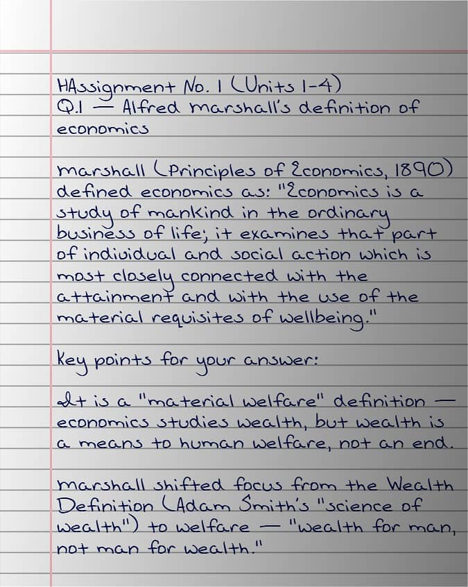 hand written assignments 2