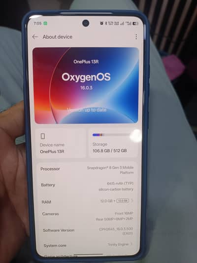 One Plus Ace 5 13R 512/12 GB Non pta