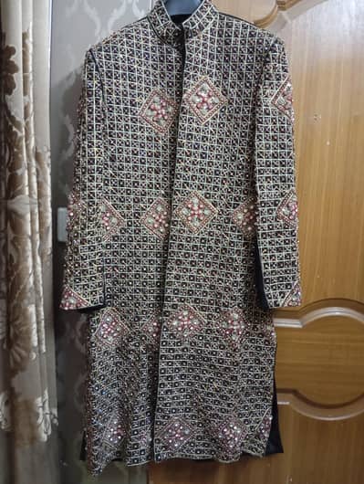 black sherwani