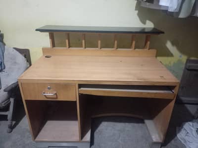 Wooden counter