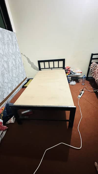 Single Bed with Mattress – Good Condition