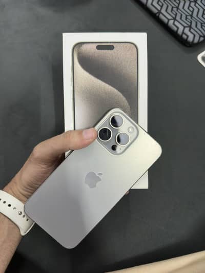 Iphone 15 Pro Max 512 GB Non-PTA Factory Unlocked With Box.