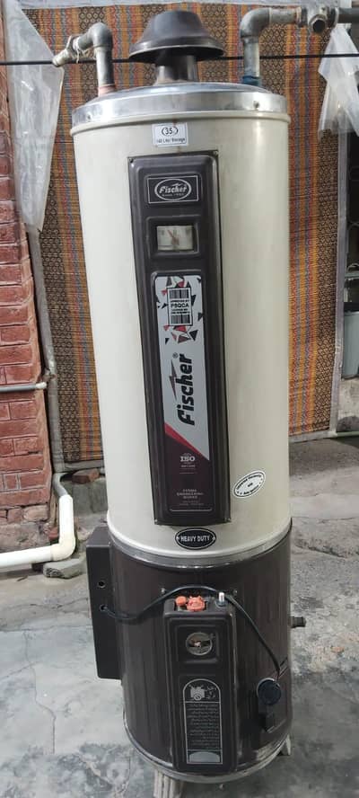 Fischer Hybrid (electric plus gas) Heavy Duty Water Heater