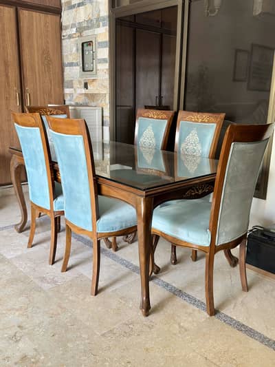 Six Seater Wooden Dining Table