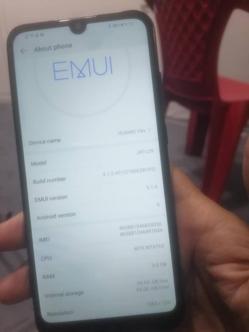 Huawei Y6s 3