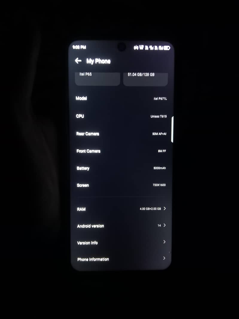 Itel P65 9
