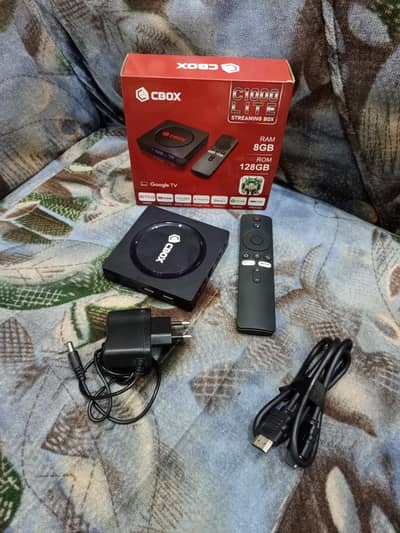 Google TV Android TV box c100 lite 8gb RAM 128gb voice remote All ok